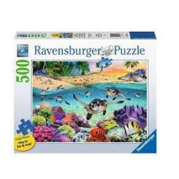 Ravensburger 500pc Lge Race Of The Baby Sea Turtle