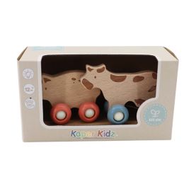 Kaper Kidz Wooden Ecowheels Farm Movers Cow & Pig
