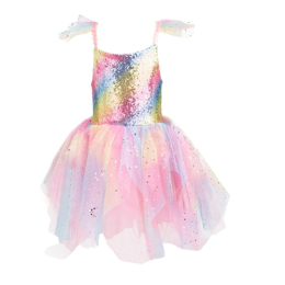 Great Pretender's Rainbow Fairy Dress With Wings Size 3-4