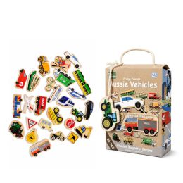 Koala Dreams Fridge Friends Magnetic Aussie Vehicles 25pc