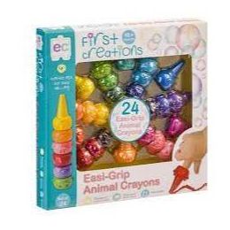 First Creations Easi-Grip Animal Crayon 24pc