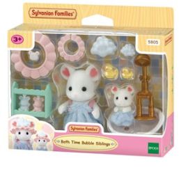 Sylvanian Bath Time Bubble Siblings