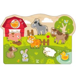 Hape Farmyard Peg Puzzle