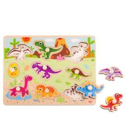 Tooky Toy Dinosaur Peg Puzzle