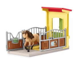Schleich Pony Box with Iceland Pony Stallion