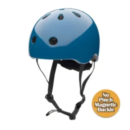 CoConuts Extra Small Vintage Gloss Blue Helmet Pinch-Free