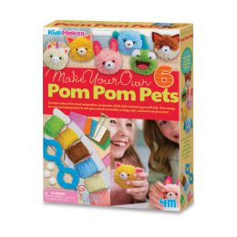 4m Kidz Maker Make Your Own Pom Pom Pets