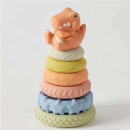 Jiggle & Giggle Eco-Friendly Dinosaur Stacker