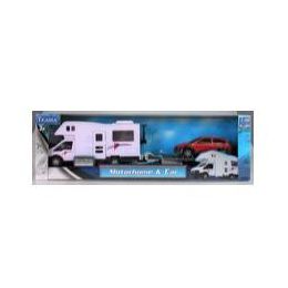Teama 1:48 Motor home With Car & Trailer