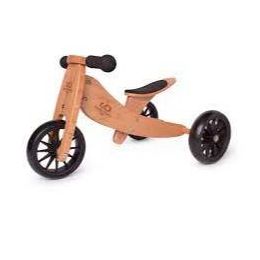 Kinderfeets Tiny Tots 2In1 Balance Bike Bamboo
