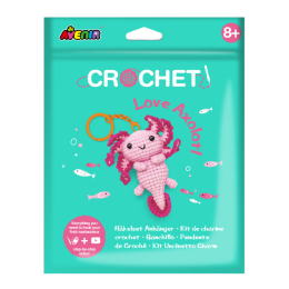 Avenir Crochet Keychain Love Axolotl