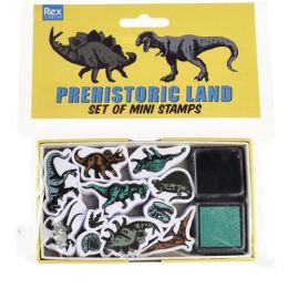 Rex London Set of Mini Stamps Prehistoric