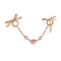 Lilac, Pink & Peach Harlow Pram Garland (d)
