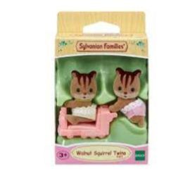 Sylvanian Walnut Squirrel Twins
