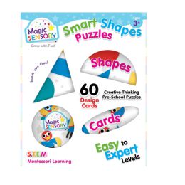 Magic Sensory Smart Shapes Puzzle (White Tin)