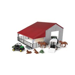 John Deere 1:32 Weathered Barn Play Set