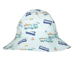 Acorn Beep Beep Wide Brim Infant Hat 0-9mt