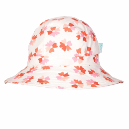 Acorn Coral Bloom Reversible Wide Brim Sunhat 3-5yr