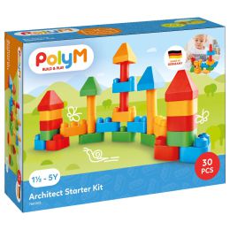 Hape PolyM Architect Starter Kit 30 Pcs