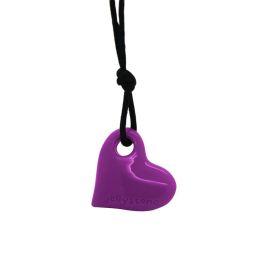 Jellystone Chewable Pendant Heart Purple Grape