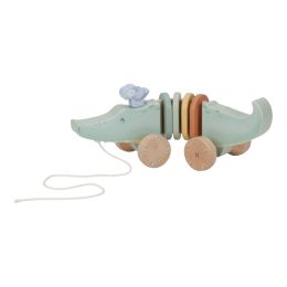 Little Dutch Safari Friends Wooden Pull Along Crocodile