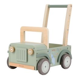 Little Dutch Safari Friends Wooden Push Walker Safari Car