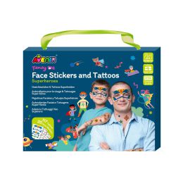 Avenir Face Art Sticker Kit Superheros